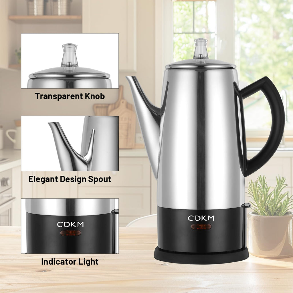 12-Cup Electric Percolator Q71118