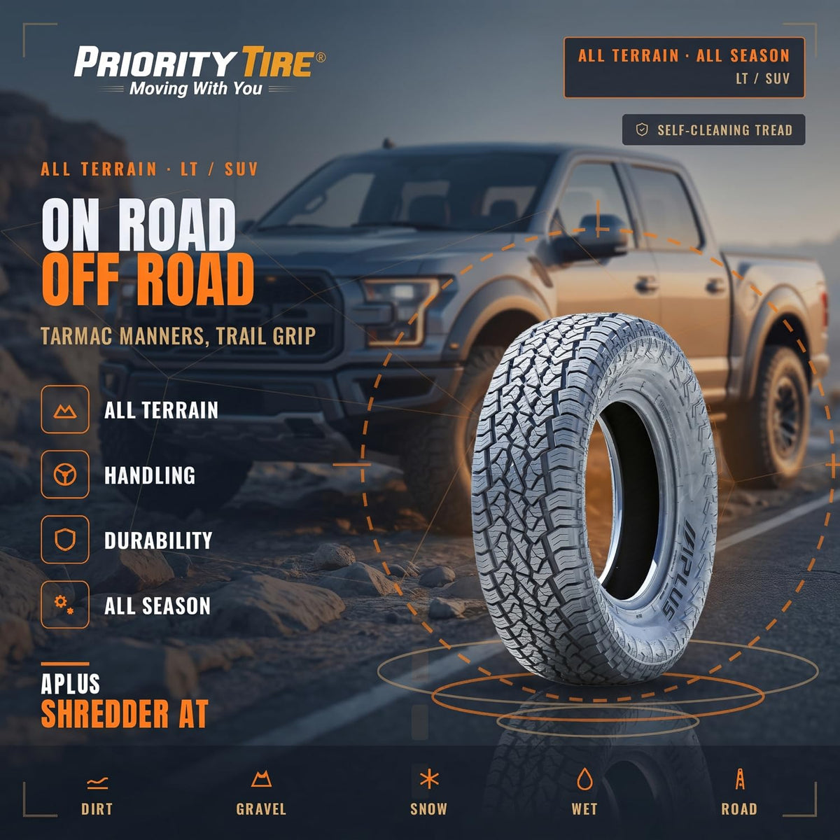 LT265/75R16 All Terrain Light Truck Tire K635