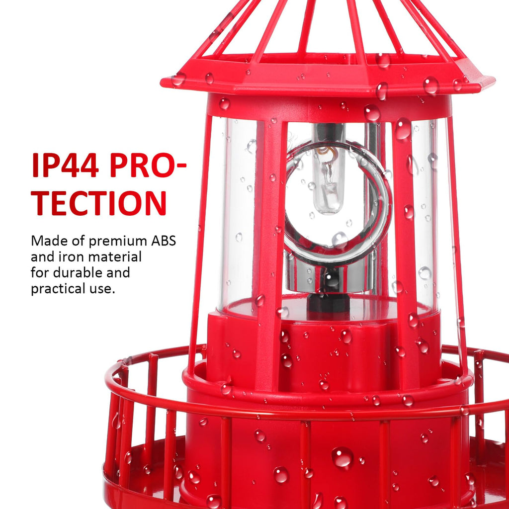 Solar Rotating Lighthouse Landscape Light G65917