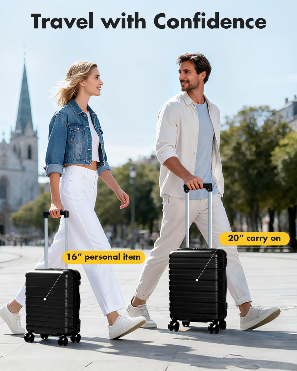 16 Inch Underseat Carry On Luggage G7638
