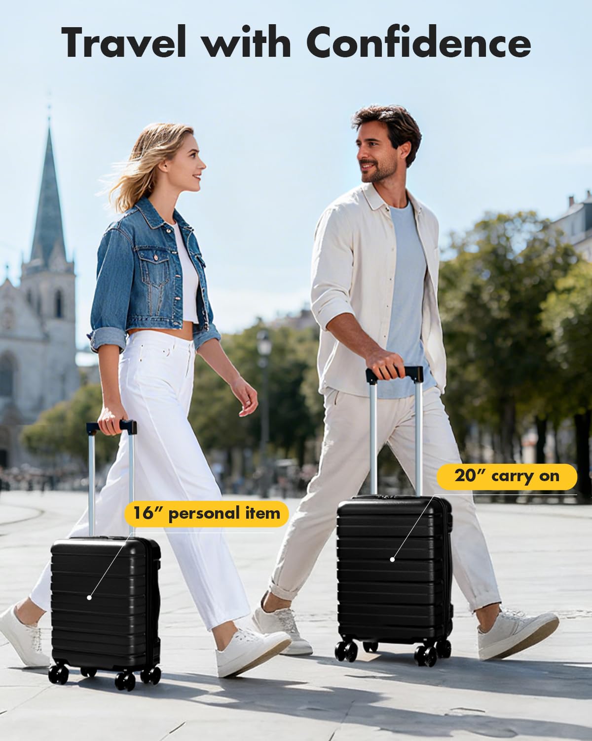 16 Inch Underseat Carry On Luggage G7638