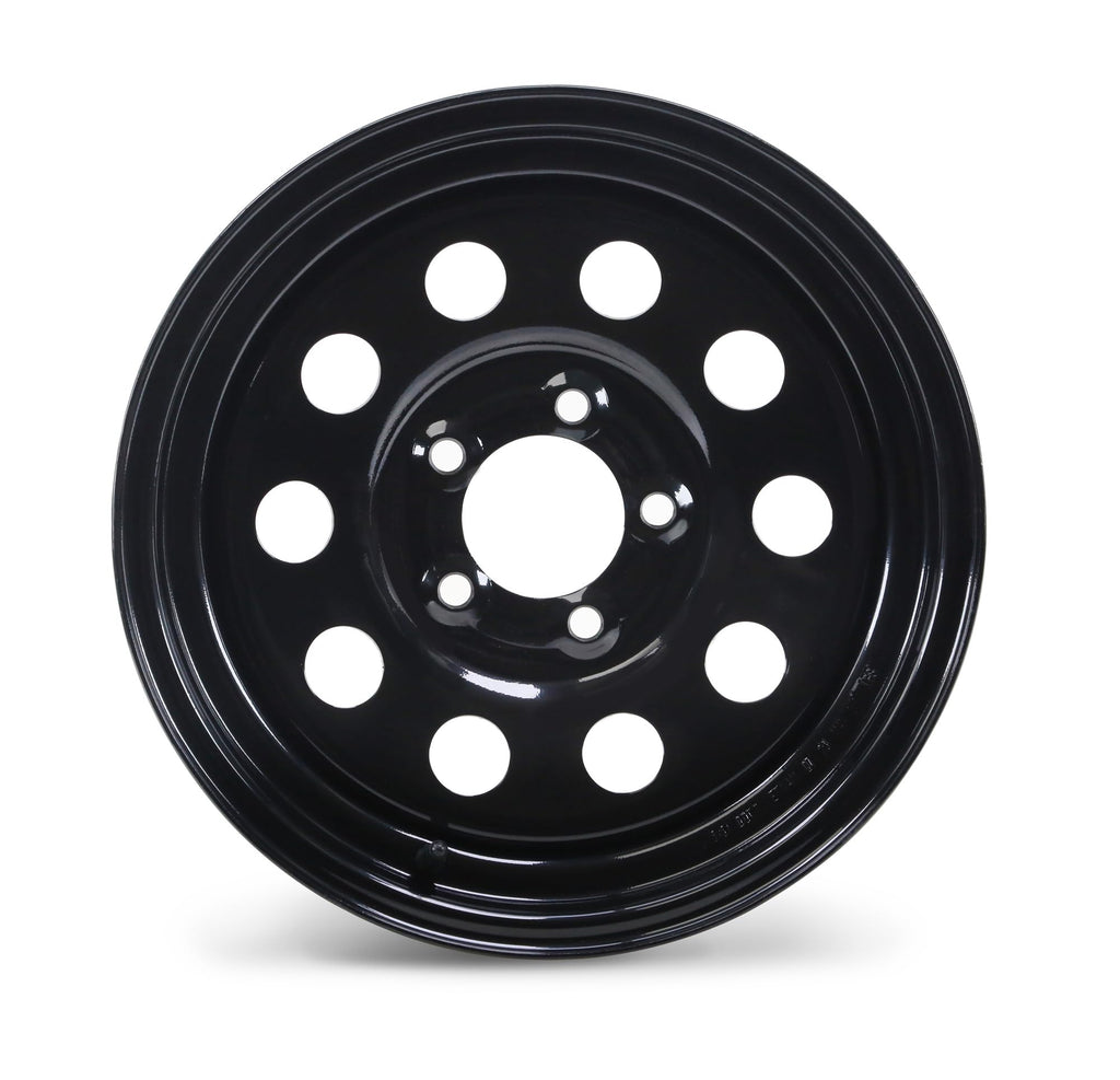 15 x 5 Trailer Wheel 5 Lug on 5" Bolt Pattern Black X5647