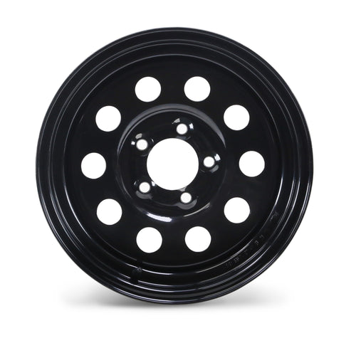 15 x 5 Trailer Wheel 5 Lug on 5" Bolt Pattern Black X5647