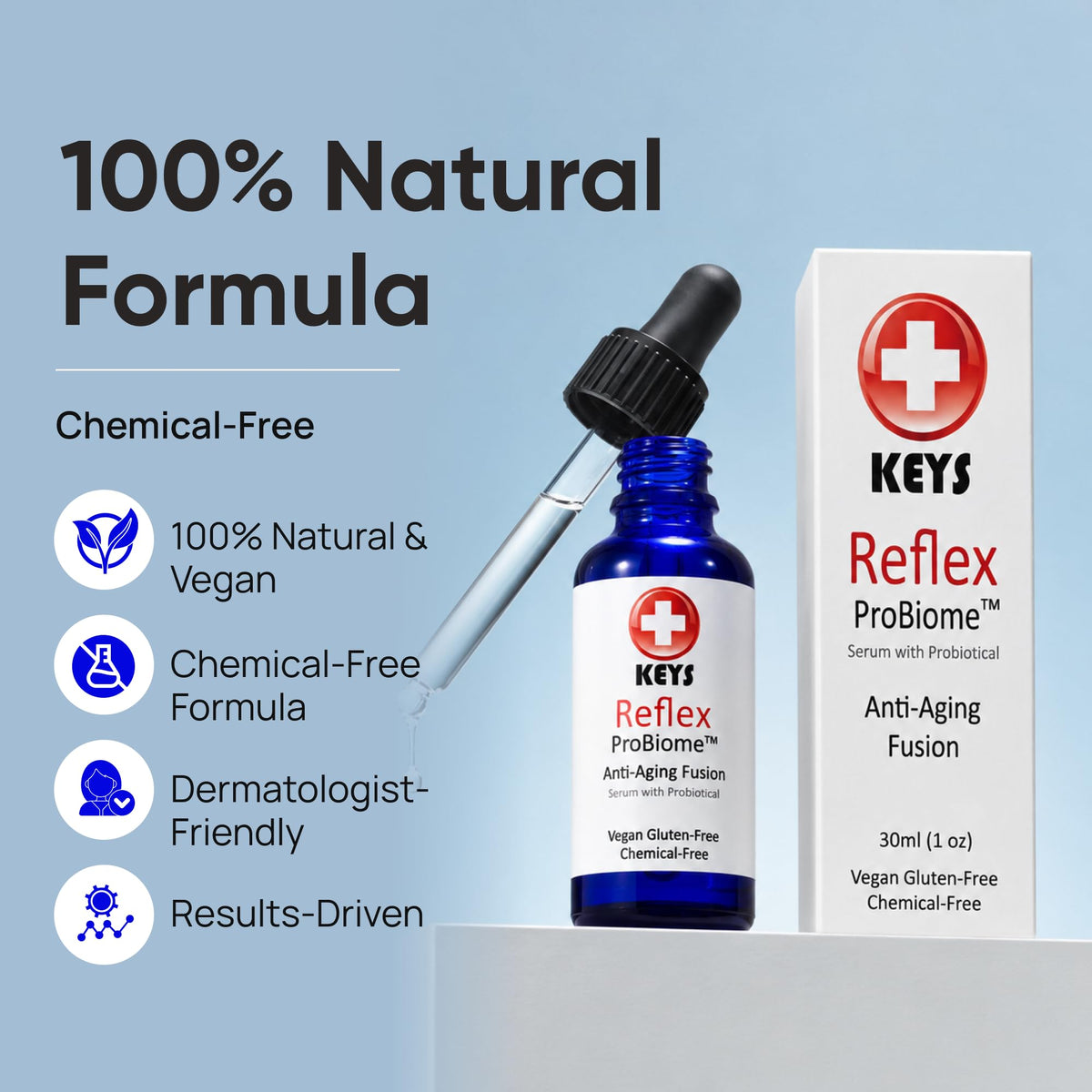 Anti-Aging Face Serum Organic Botanical Oils 1 oz G45463