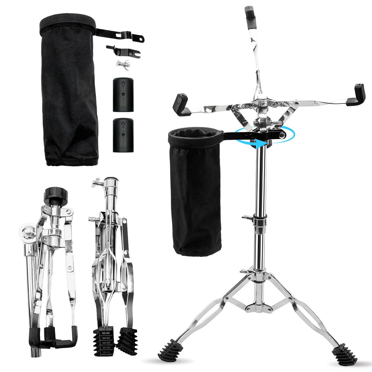 Adjustable Snare Drum Stand with Sticks Holder N202537