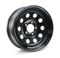 15 x 5 Trailer Wheel 5 Lug on 5" Bolt Pattern Black X5647