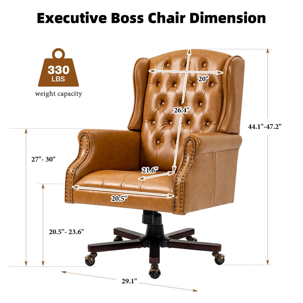 Brown Ergonomic Office Chair A1424