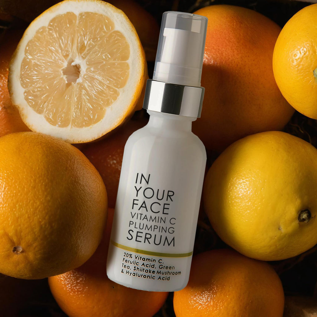 Vitamin C Hydrating Brightening Face Serum with Hyaluronic Acid 1oz C35810