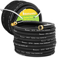 100 ft 5/8 in Heavy Duty Flexible Rubber Hybrid Garden Hose J8173