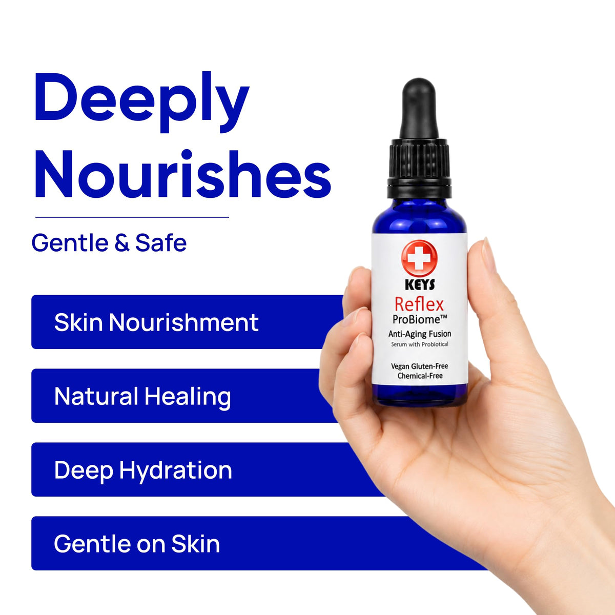 Anti-Aging Face Serum Organic Botanical Oils 1 oz G45463