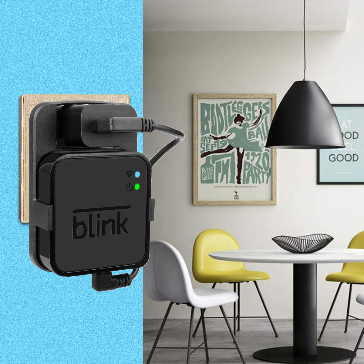 Wall Mount Bracket Holder for Camera (Black) A48547