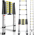 16.5FT Aluminum Telescoping Ladder 330 lbs V968