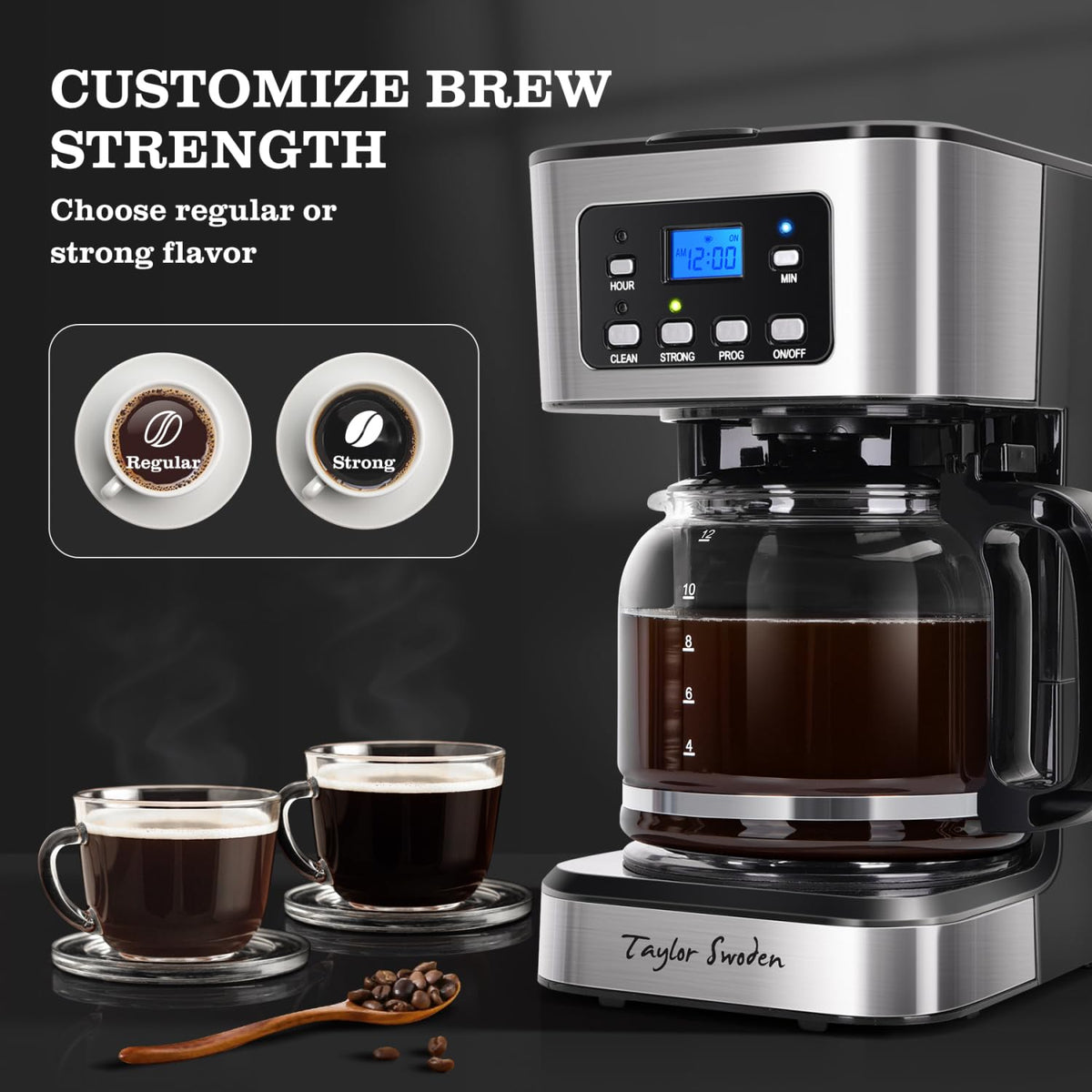 12-Cup Programmable Coffee Maker C47248
