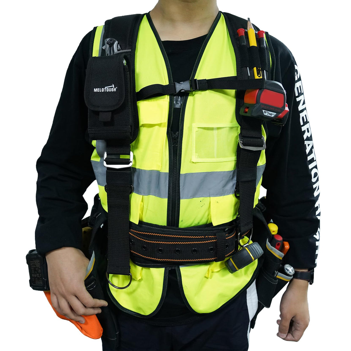 Tool Belt Suspenders Padded Work Suspension Rig O718263