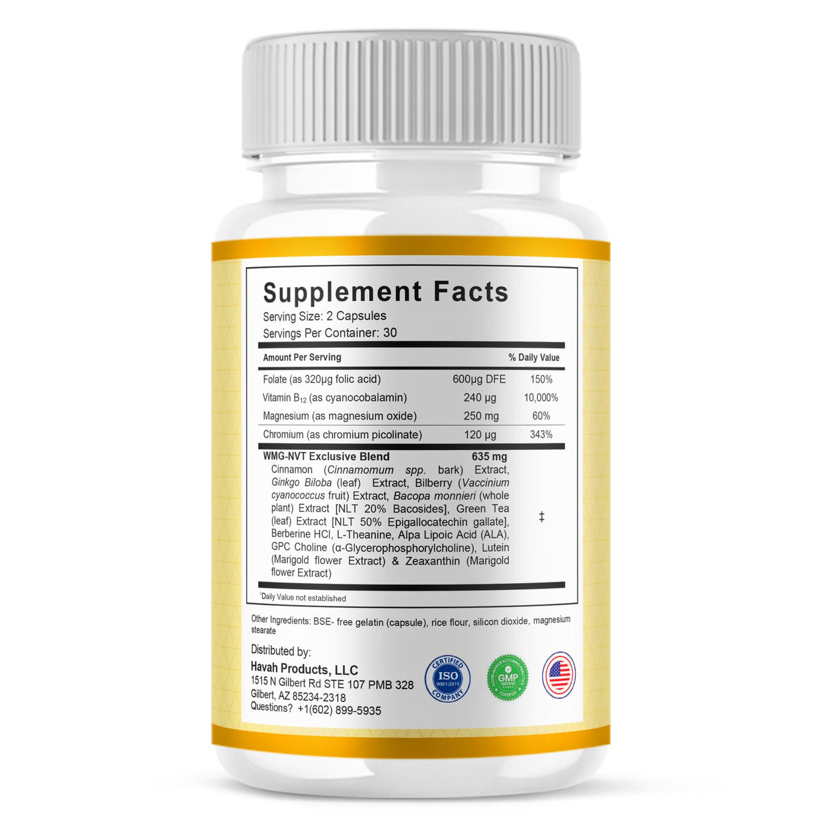 5 Pack 300 Capsules Blood Support T60007