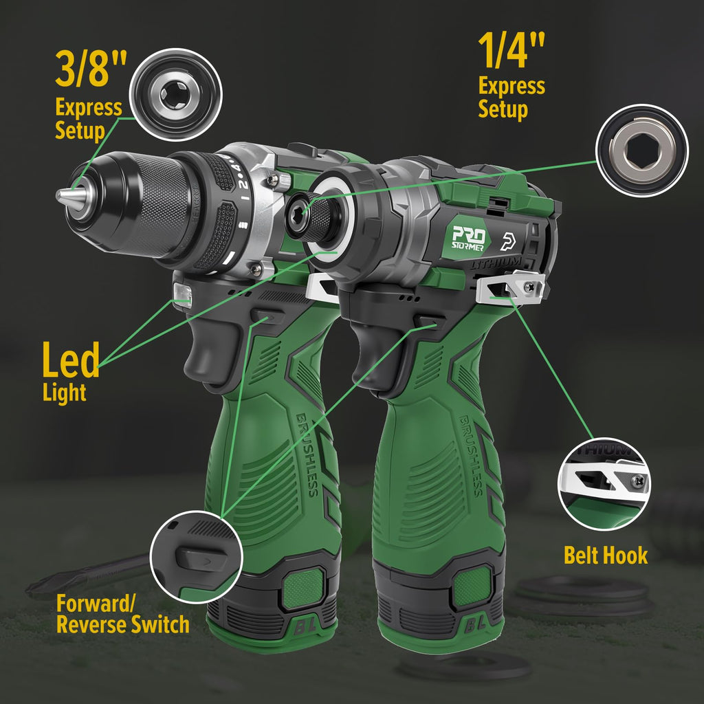 Cordless Drill & Impact Driver Set M535178