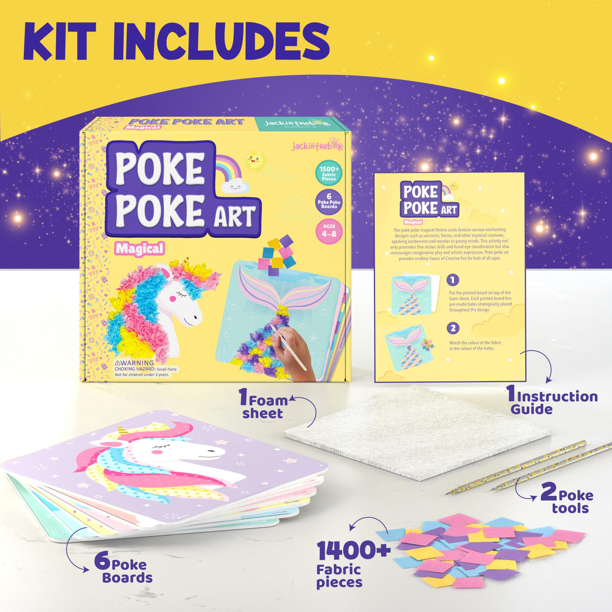 Poke Art Flower Pressing Craft Kit A2538