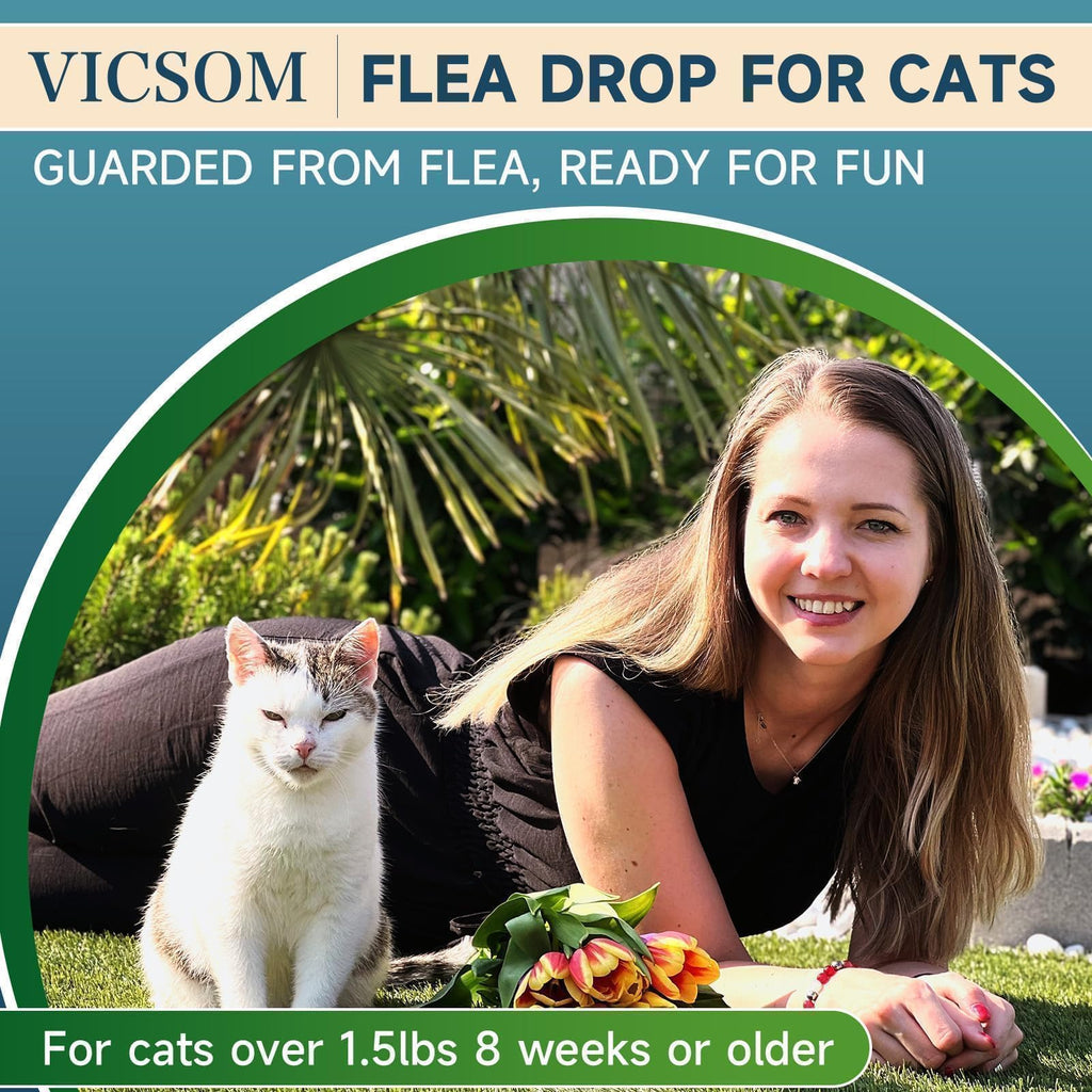 Cat Flea and Tick Treatment, 6 Doses O3901