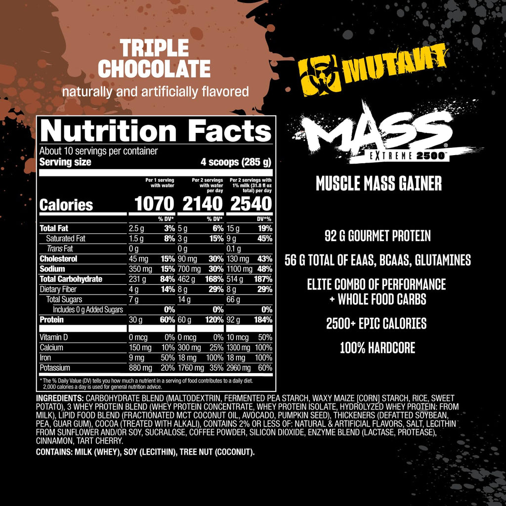 Whey Protein Powder Triple Chocolate 6 lbs T133