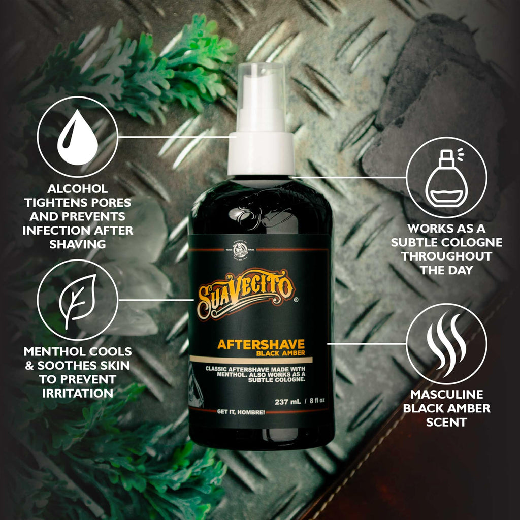 Black Amber Aftershave 8 oz Pump Spray N554970