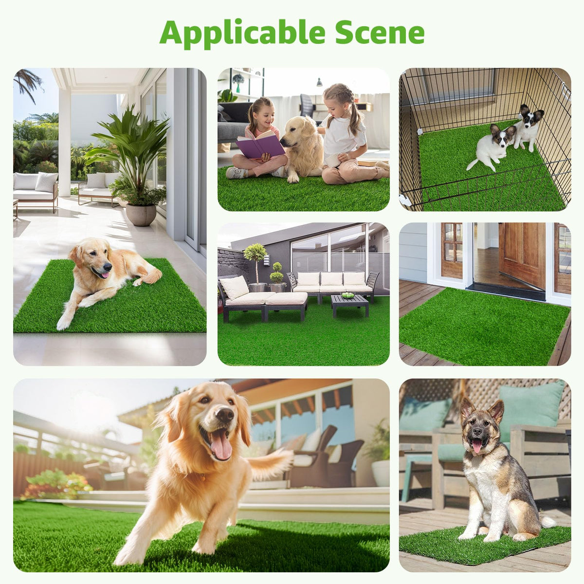 Artificial Grass Pee Pads 20"x 25" 2 Pack K7072