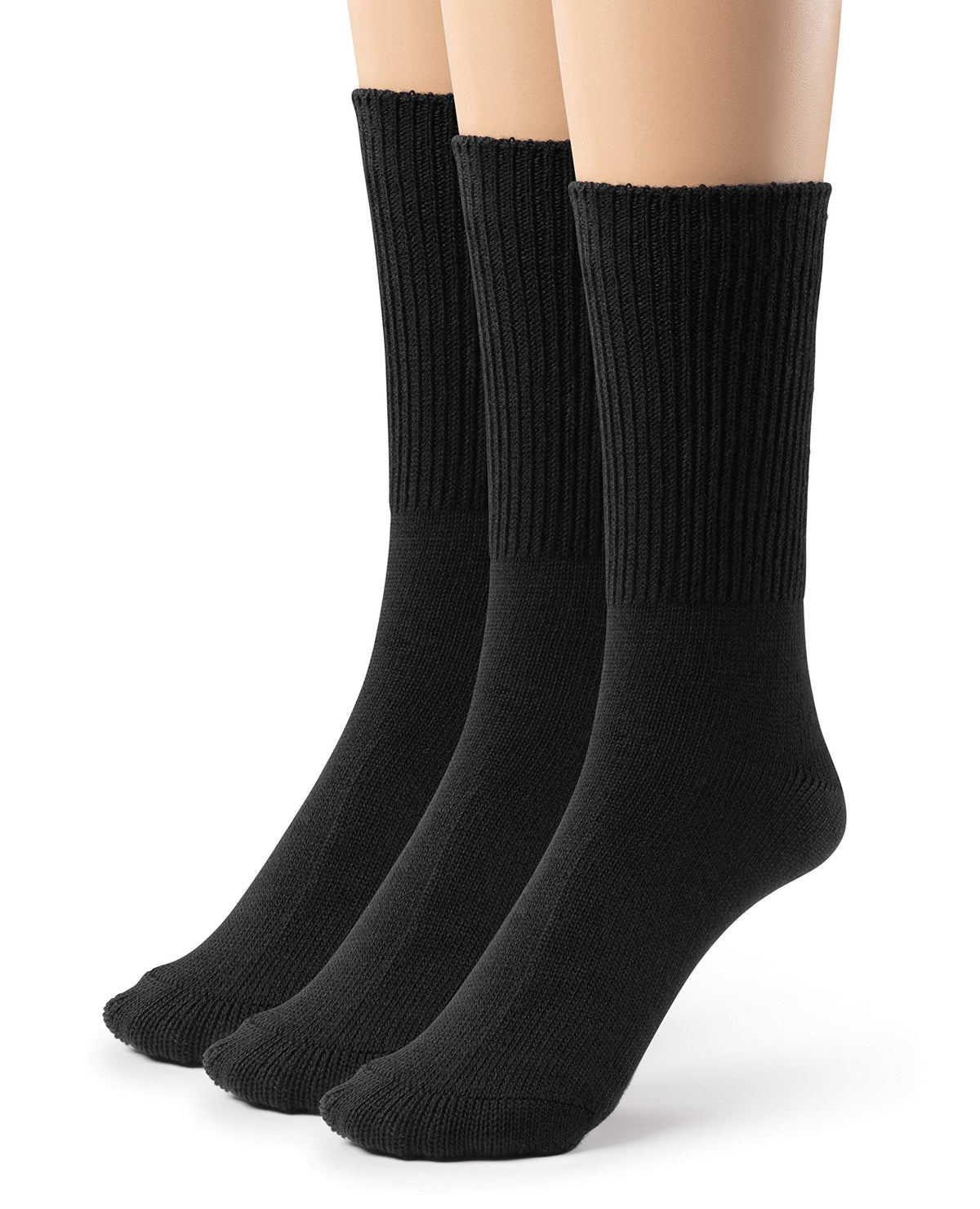 Diabetic Seamless Soft Crew Socks Bamboo Viscose M811