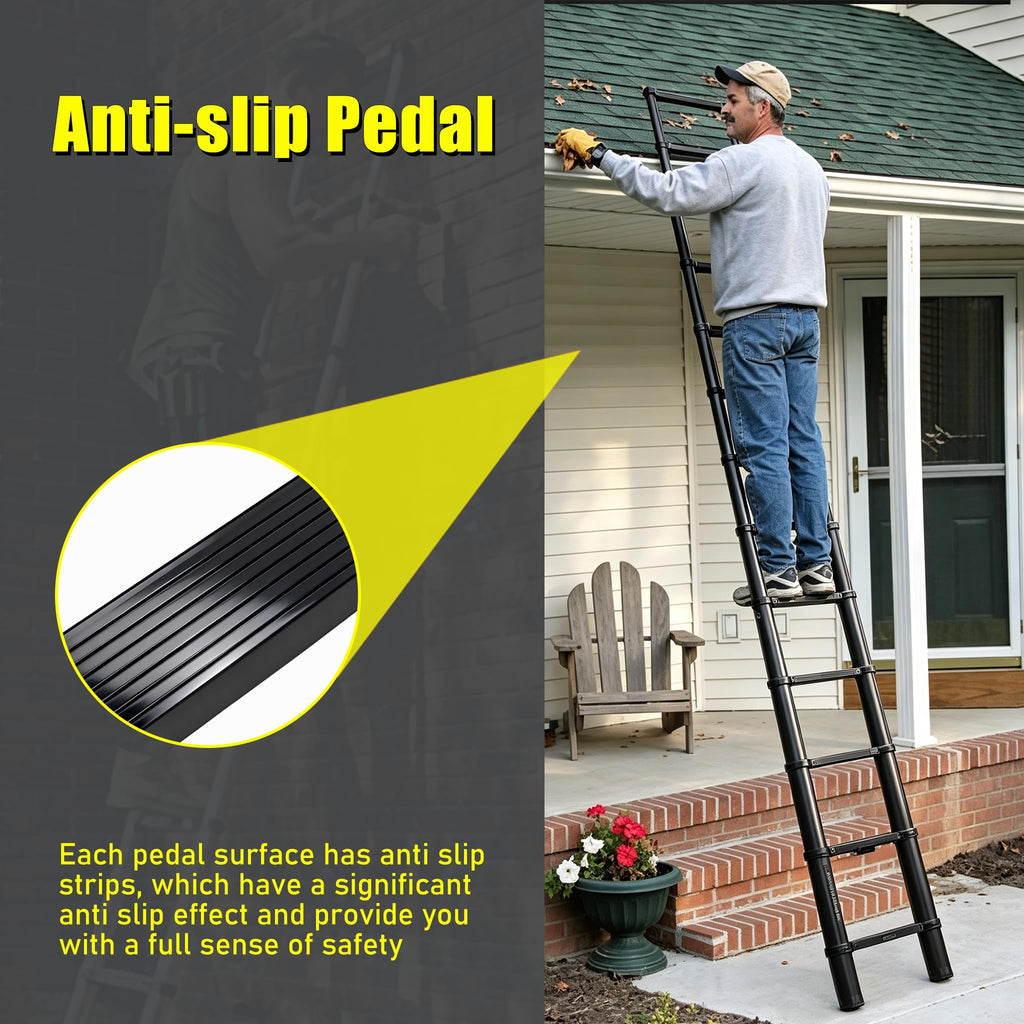 Telescoping Ladder 20FT with Stabilizer R1956