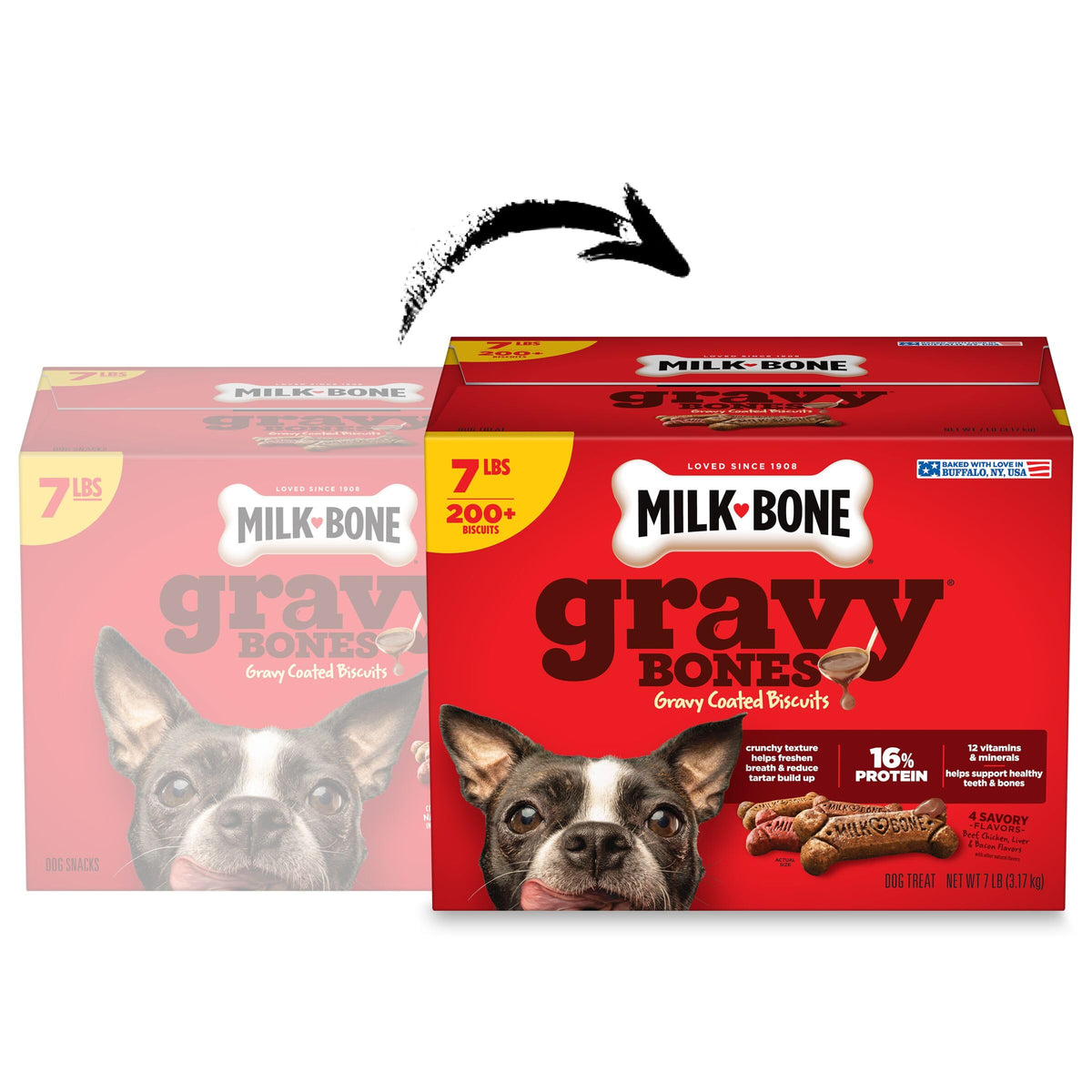 Gravy Coated Small Dog Biscuits D10193
