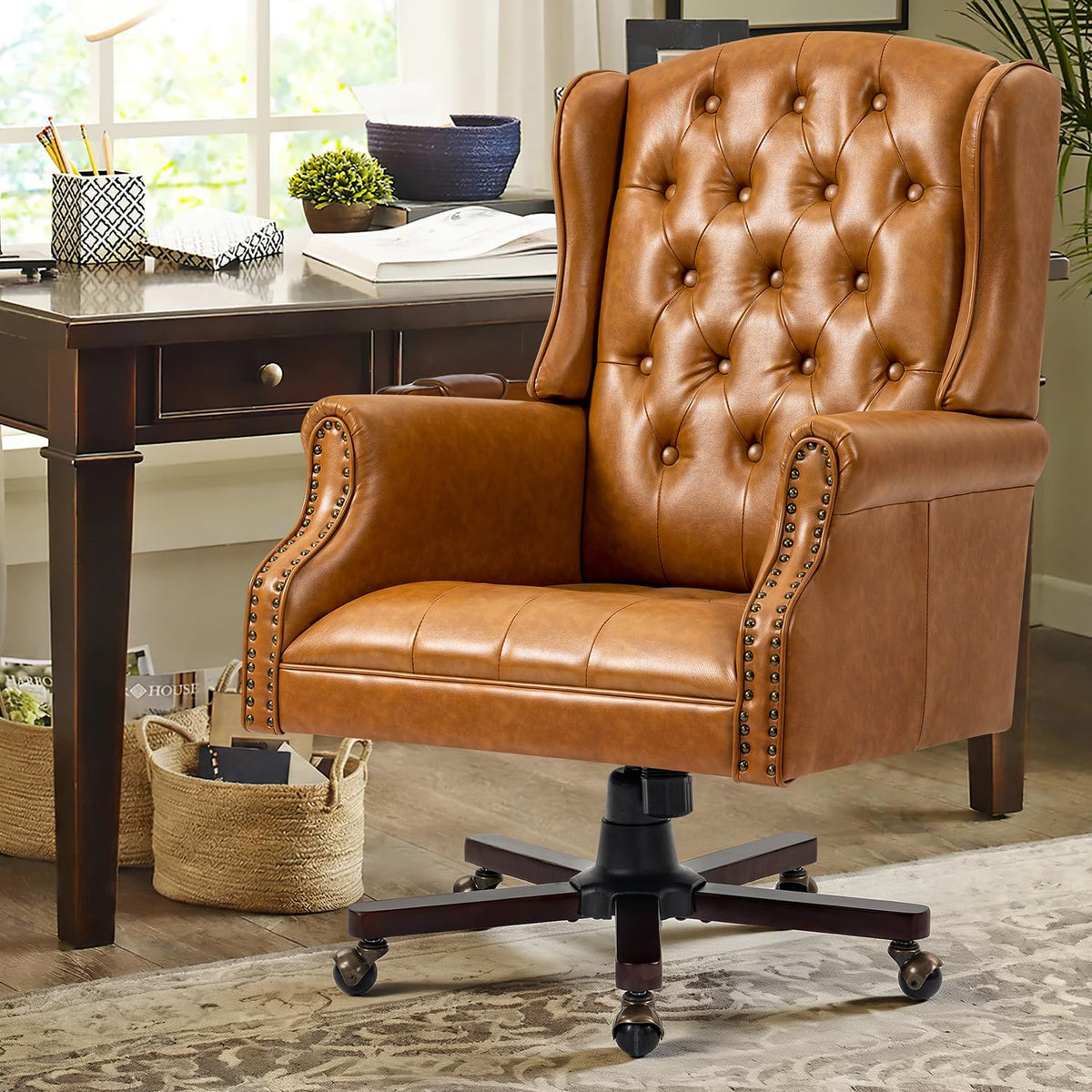 Brown Ergonomic Office Chair A1424