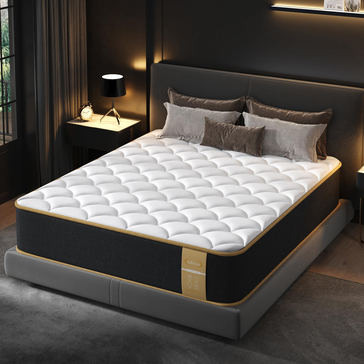 Full Size 8 Inch Gel Memory Foam Hybrid Mattress I77768