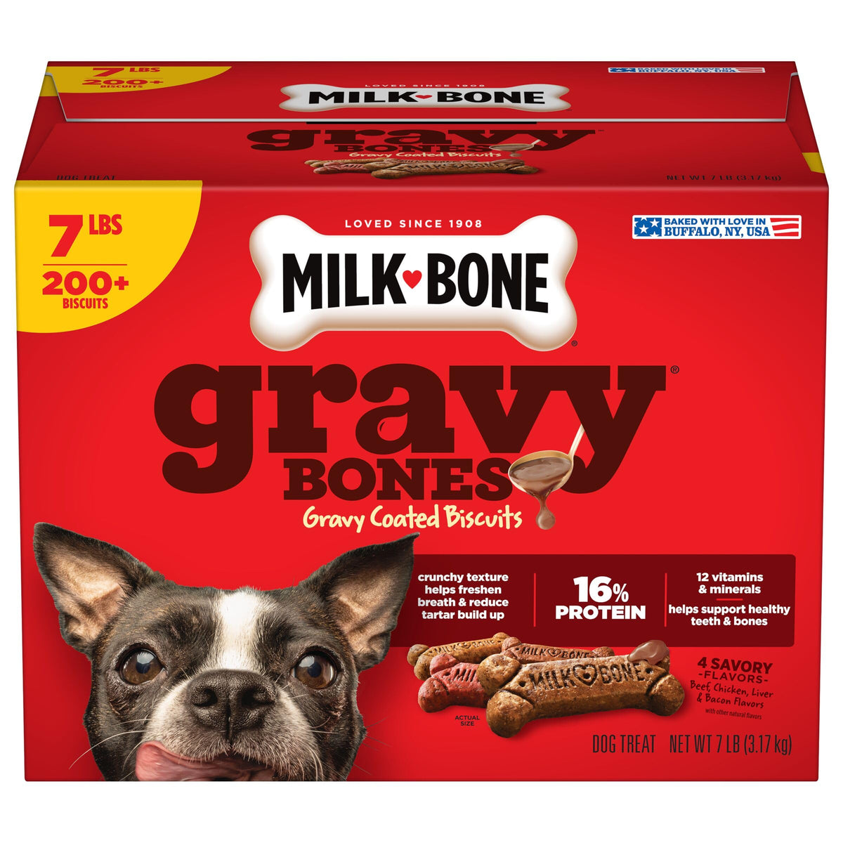Gravy Coated Small Dog Biscuits D10193