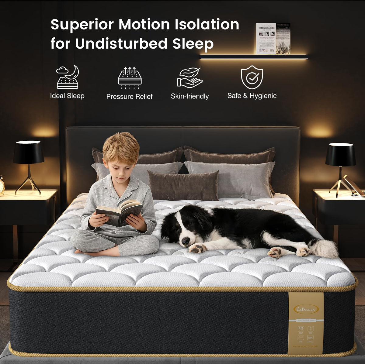 Full Size 8 Inch Gel Memory Foam Hybrid Mattress I77768