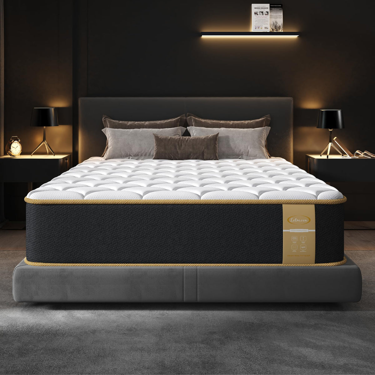 Full Size 8 Inch Gel Memory Foam Hybrid Mattress I77768