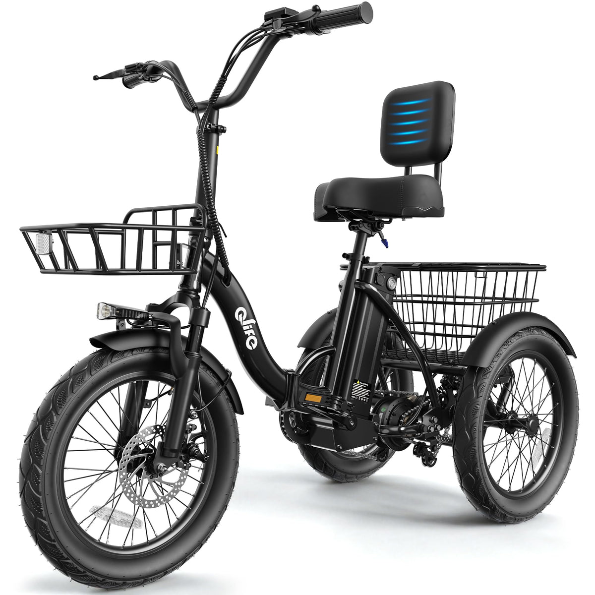 1200W Folding 3 Wheel Electric Trike F841