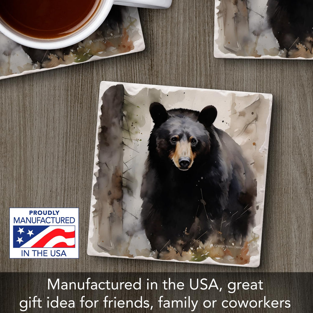 Absorbent Stone Coasters, Set of 4 B75026