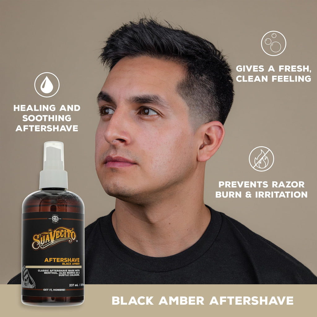 Black Amber Aftershave 8 oz Pump Spray N554970