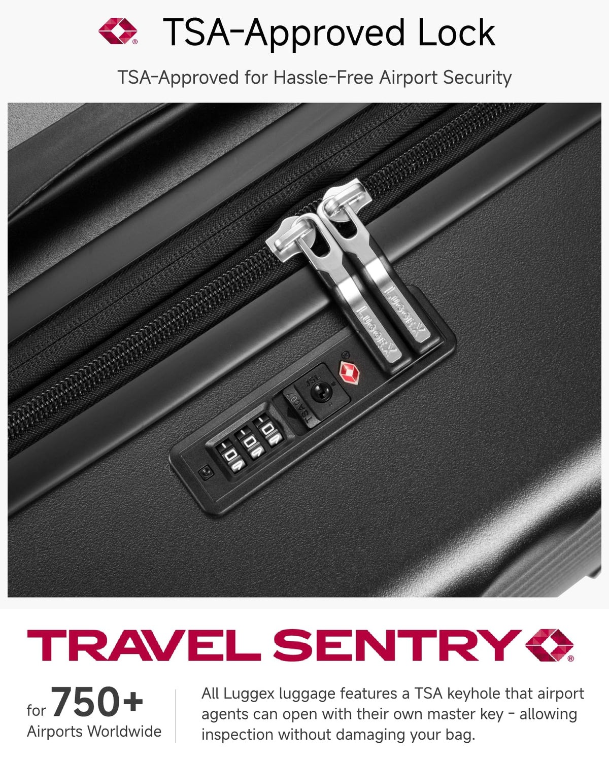 20 Inch Carry On Luggage 22x14x9 Charcoal Metallic D345275