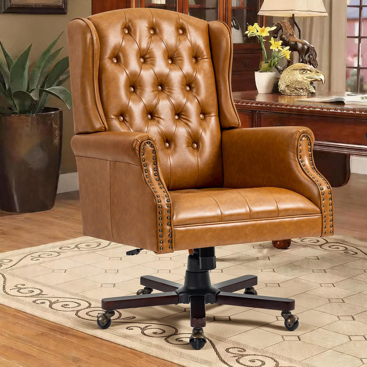 Brown Ergonomic Office Chair A1424