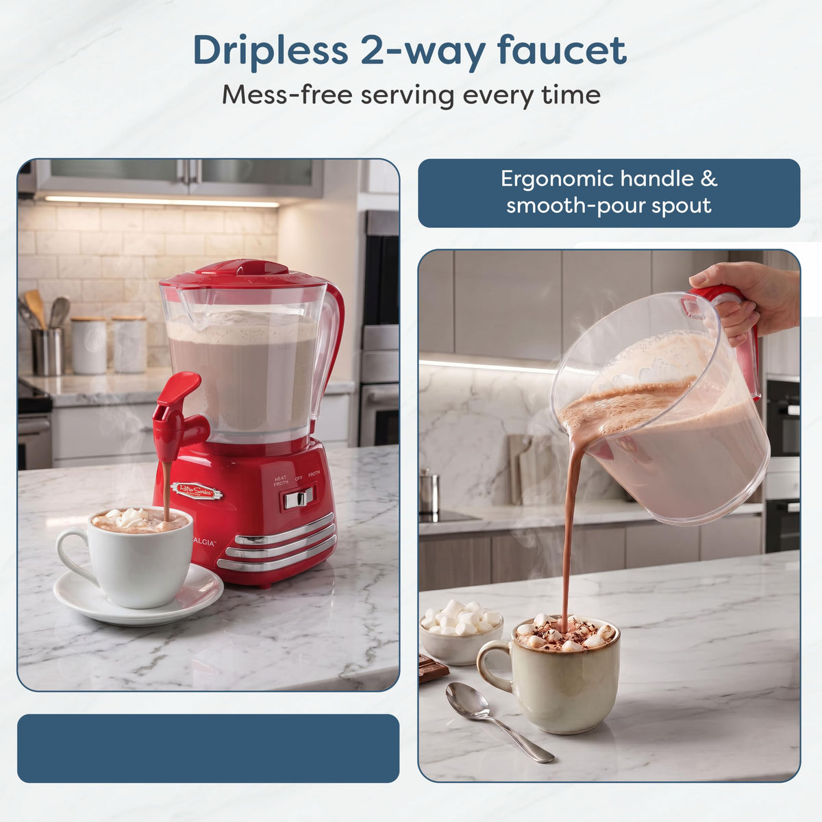 Hot Chocolate Maker & Milk Frother 4-Cup R9134