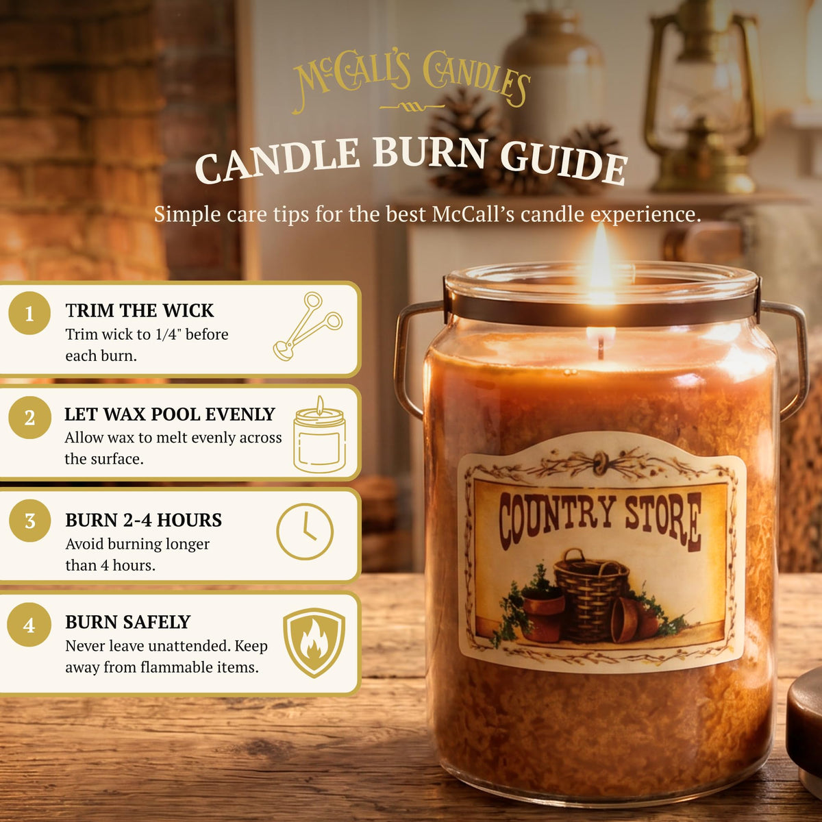 16 oz Two-Wick Vanilla Scented Candle P813