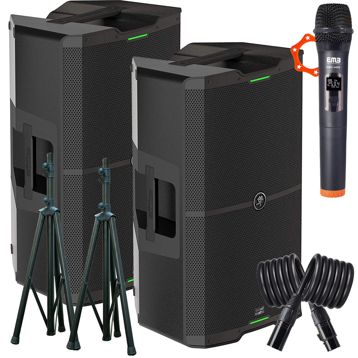 15-Inch 2000W Powered Loudspeaker Pair K75210