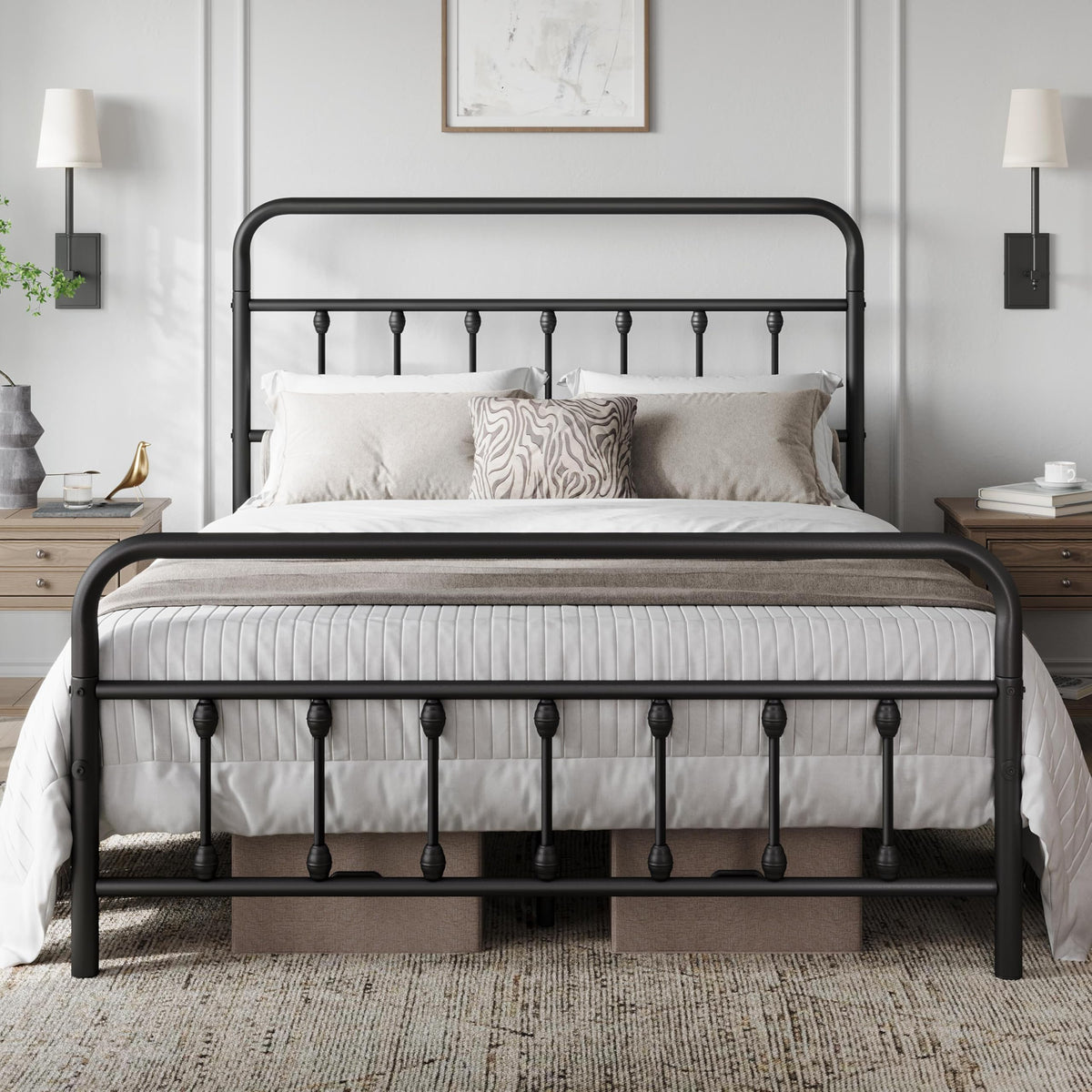 Queen Metal Platform Bed Frame R395