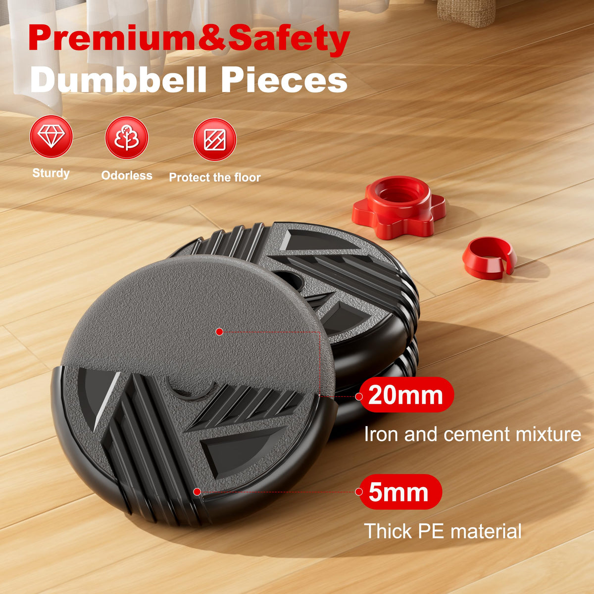 Adjustable Dumbbell Set 5 in 1 H3374